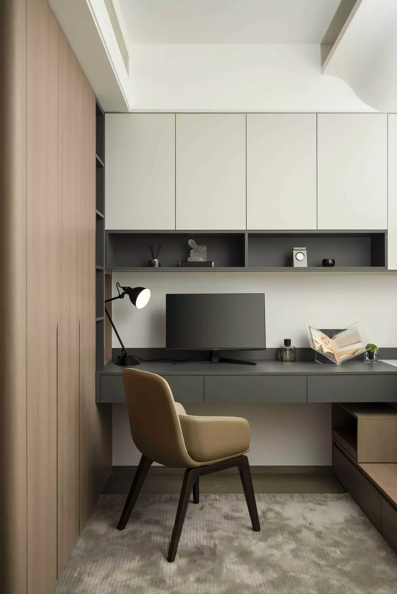 Close-up of high quality craftsmanship in guest room