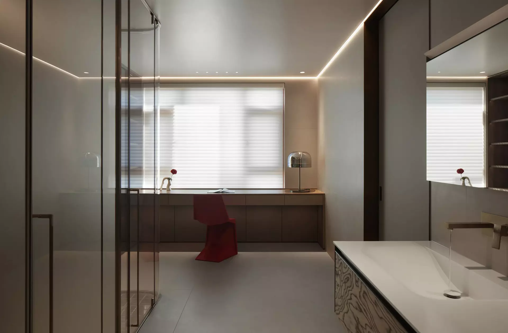 Bespoke kitchen island island detail and seamless integrated kitchen appliances