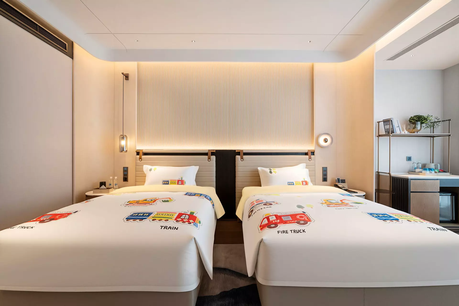 Grand Skylight Hotel Luxury Suite Bedroom Custom Bedhead Panel