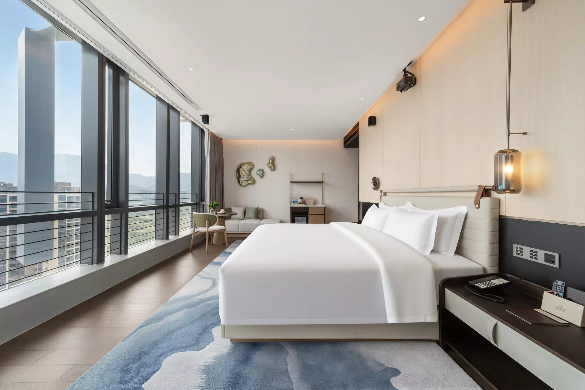 Hotel Guest Room Wardrobe and Mini Bar Integrated Cabinetry