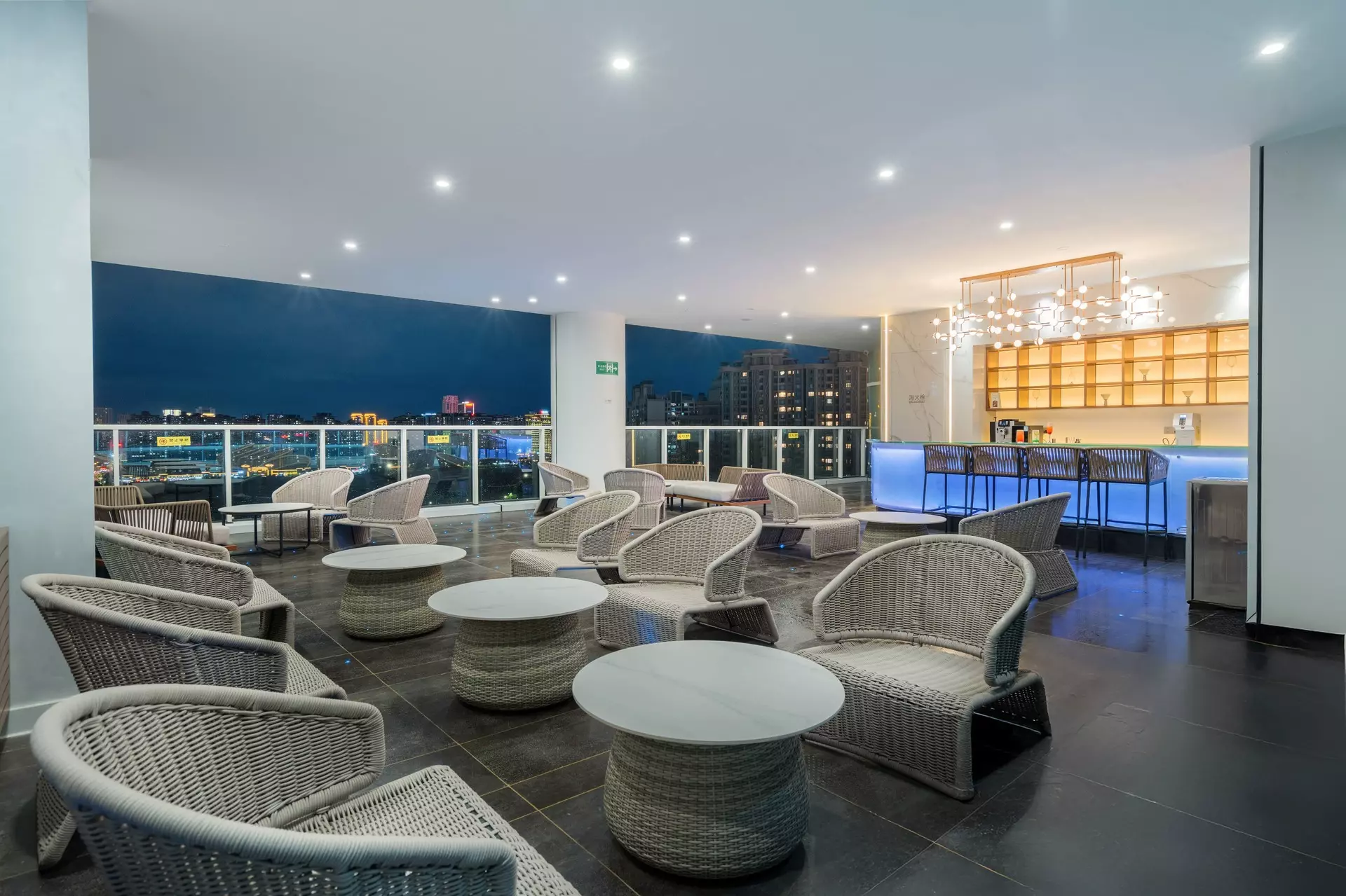 Luxury custom hotel bar counter and back-bar millwork engineering